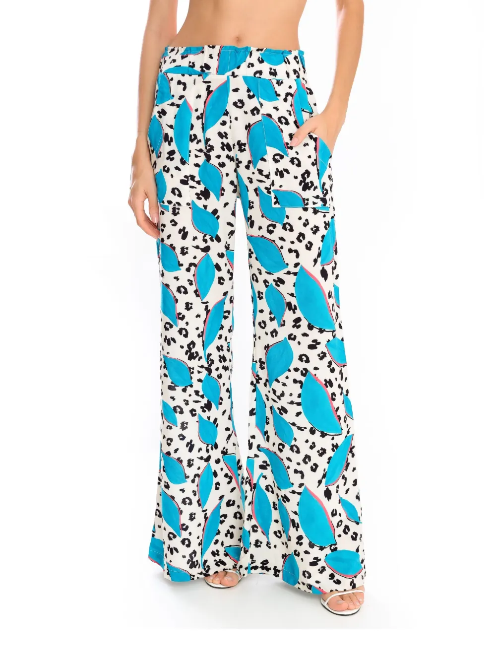 Brigitte Broek met print Wit