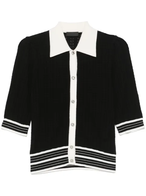 LIU JO Cardigan con finiture a contrasto