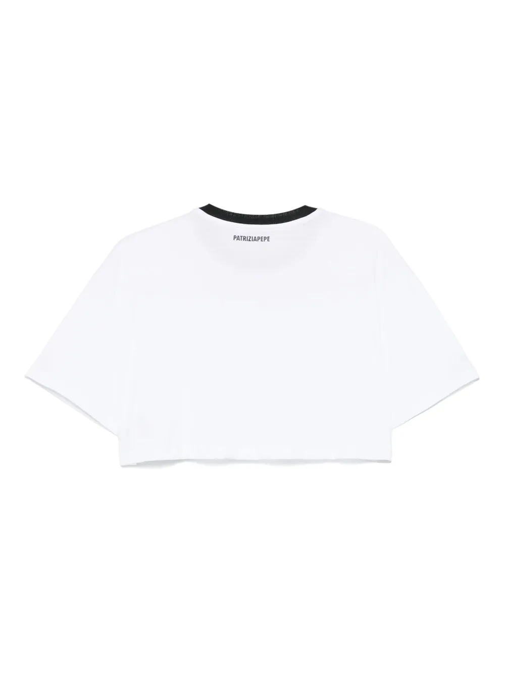 PATRIZIA PEPE CRYSTAL-EMBELLISHED T-SHIRT 