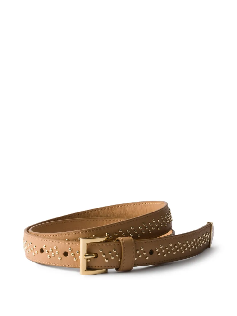 Prada Leren riem Bruin