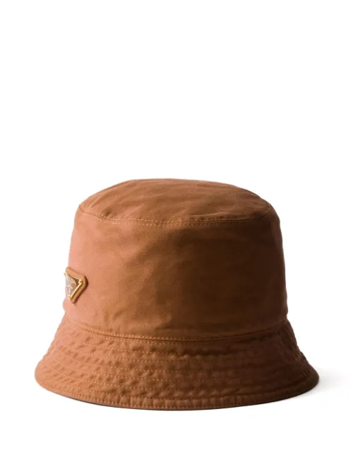 Prada bob en coton - Marron - Prada - Modalova