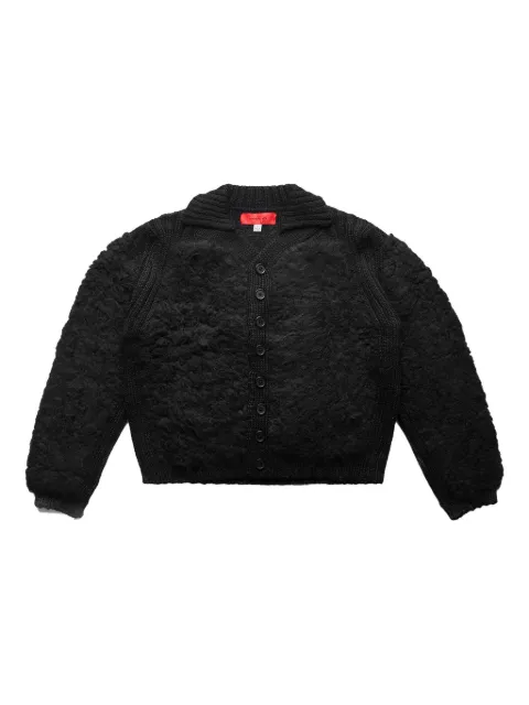 Eckhaus Latta cárdigan Teddy "Black"