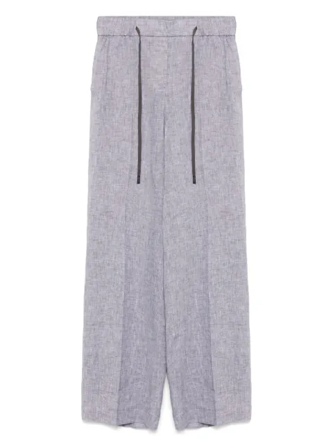 Peserico pantalon à design chiné