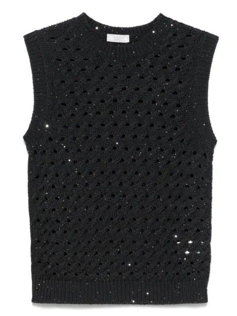 Peserico sequin-embellished top