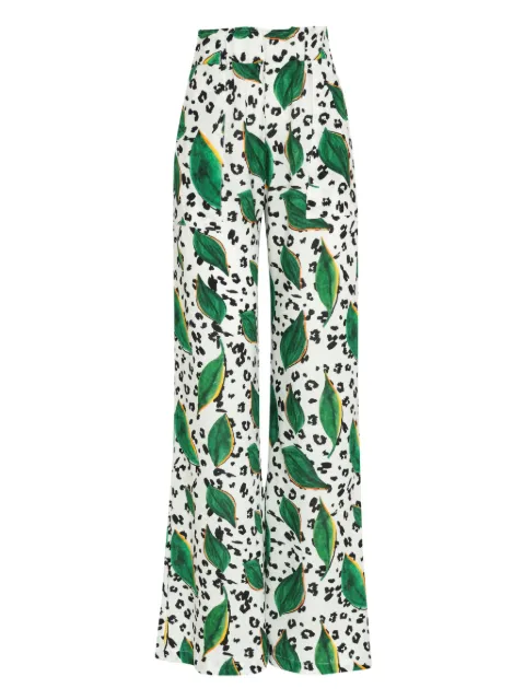Brigitte graphic-print trousers