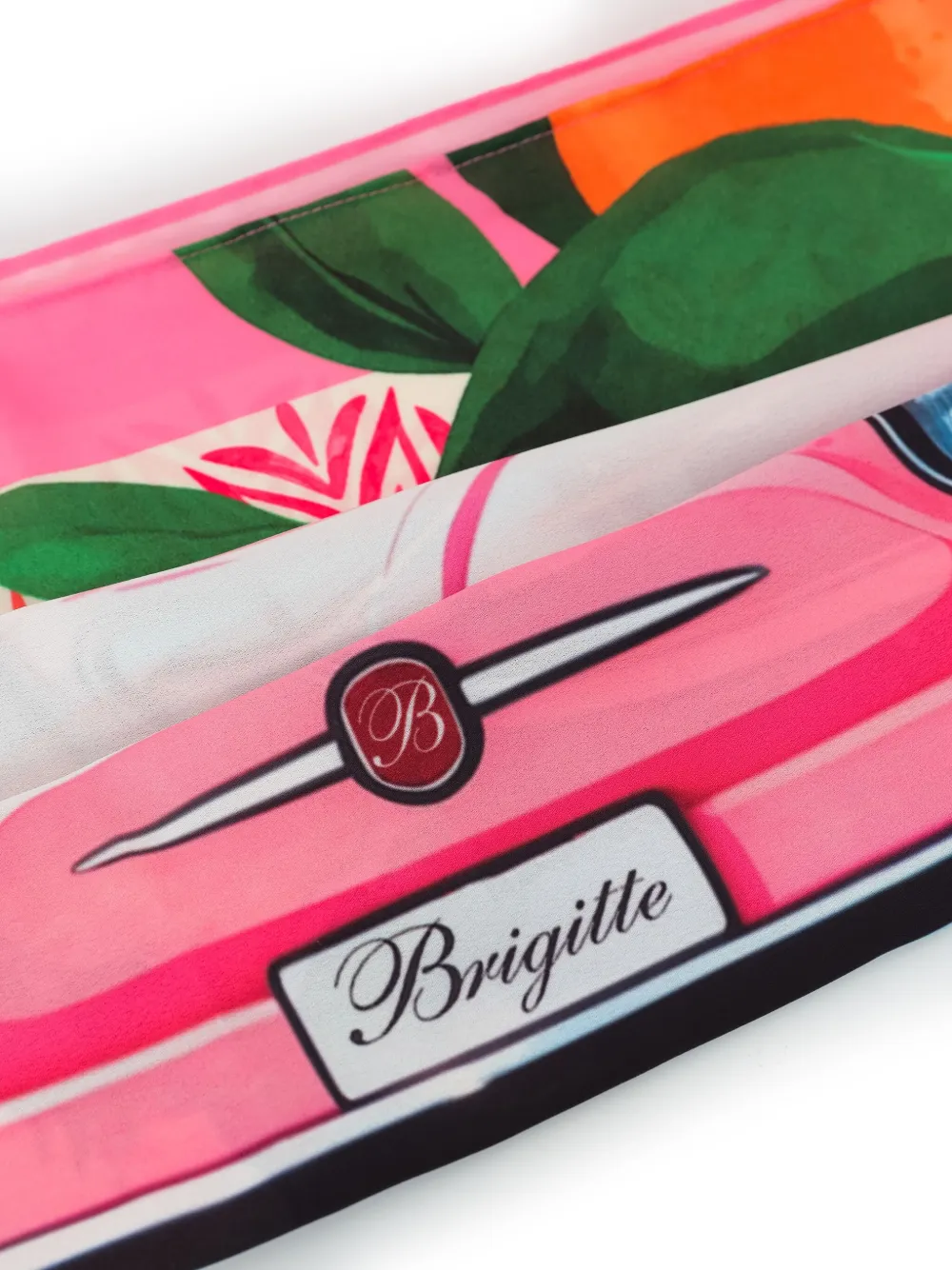 Brigitte Strandtuniek met print Roze
