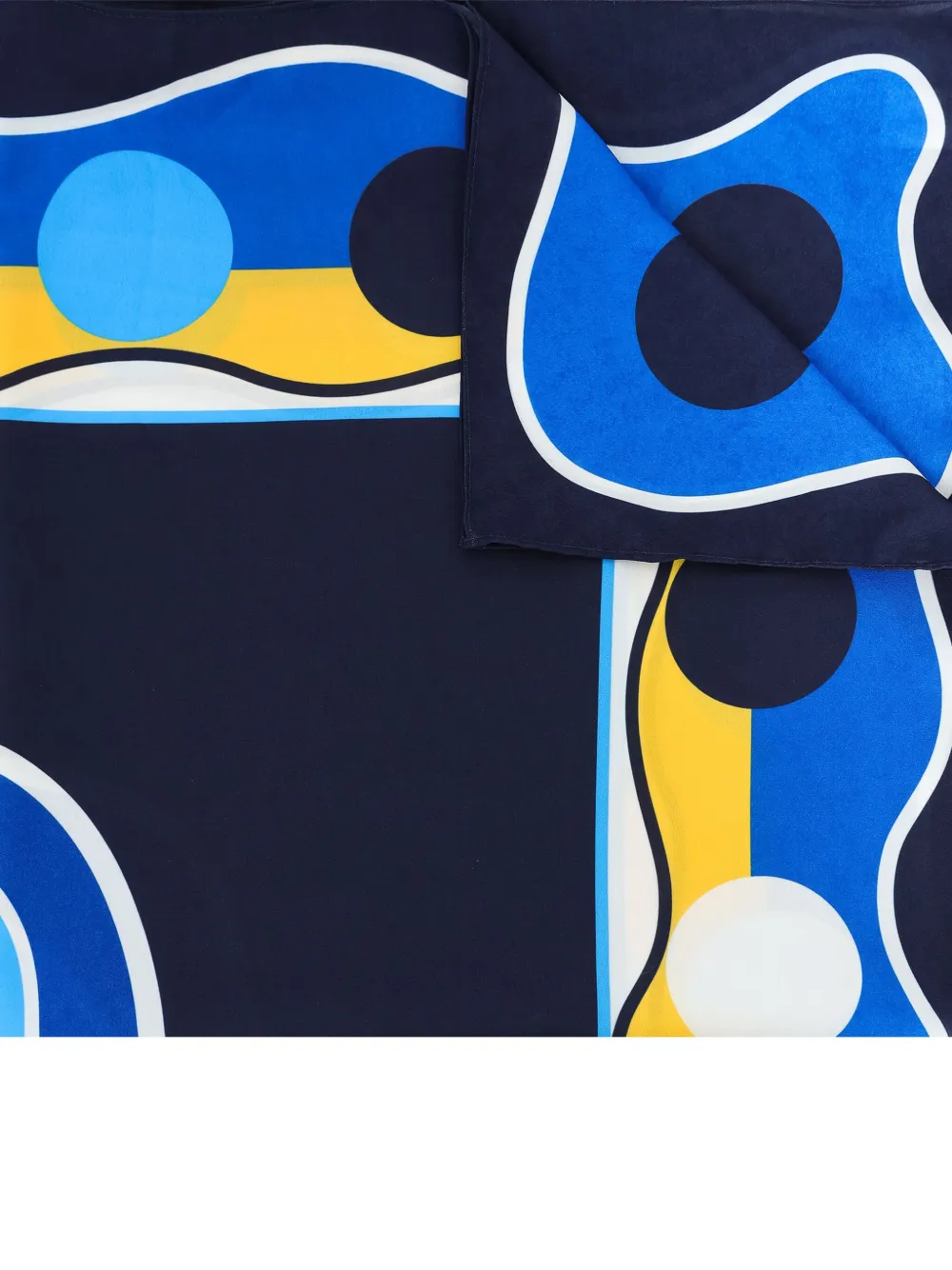 Brigitte Strandtuniek met print Blauw