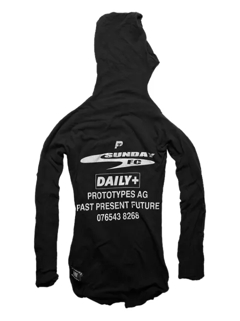 PROTOTYPES Twisted hoodie