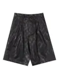 Song For The Mute check-patterned ""Black"" shorts
