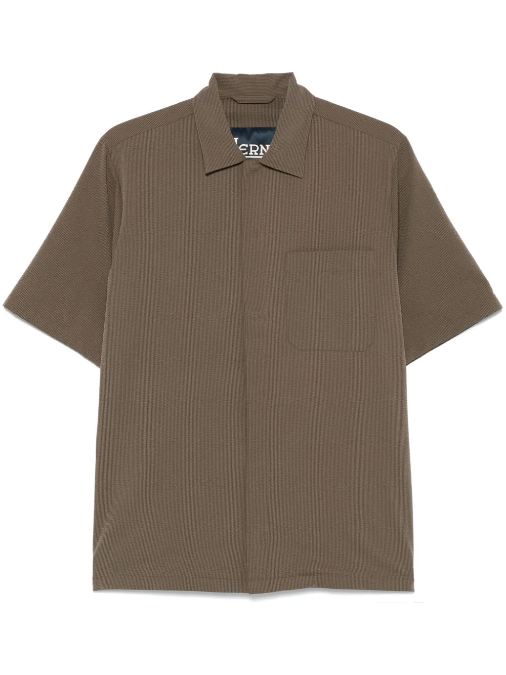 Herno camisa con pliegues | verde | Image 1