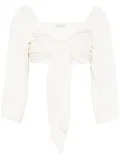 Philosophy Di Lorenzo Serafini draped-detail top - Neutrals