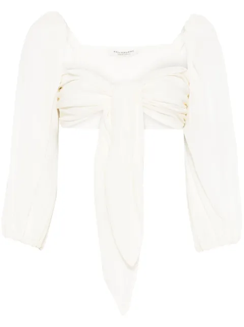 Philosophy Di Lorenzo Serafini draped-detail top