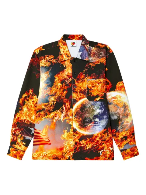 Sky High Farm World Is Burning shirt