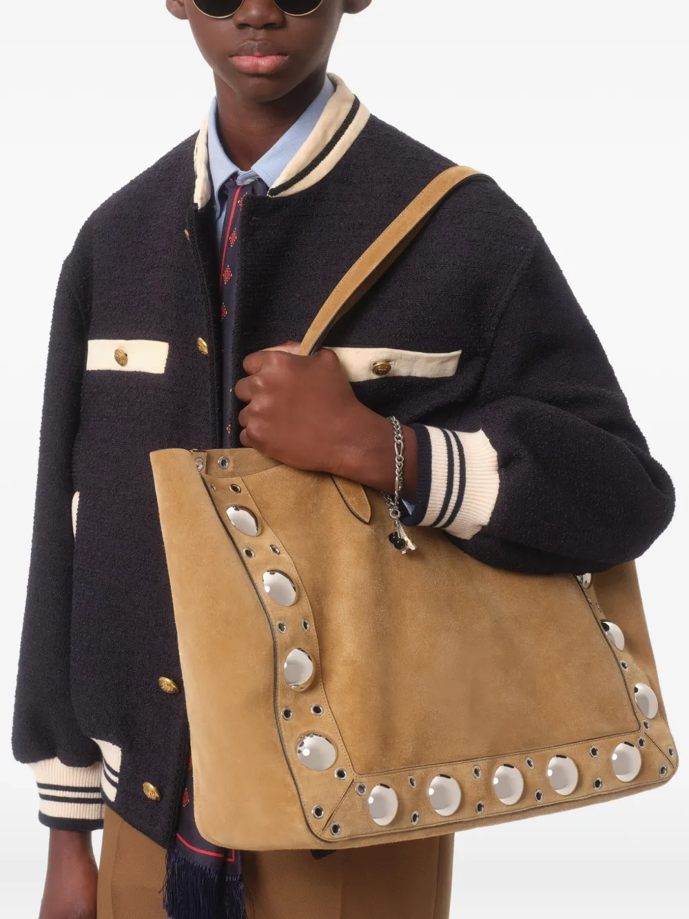 Valentino Garavani Button-up universiteitsjack Blauw