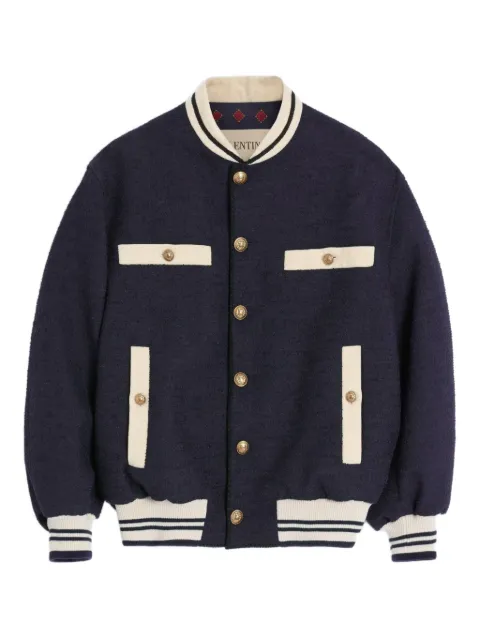 Valentino Garavani button-up varsity jacket