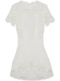 Simkhai embroidered mini dress - White