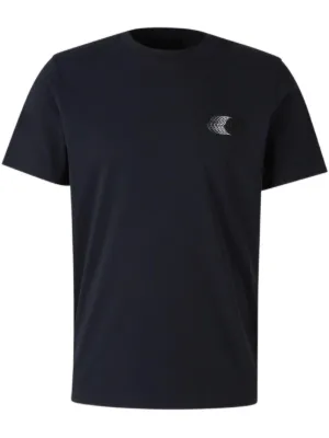 Moncler logo-print T-shirt | Blue | FARFETCH