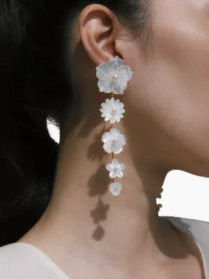JENNIFER BEHR フラワーデザインピアス Aria Earrings -- Crystal – Jennifer Behr LLC
