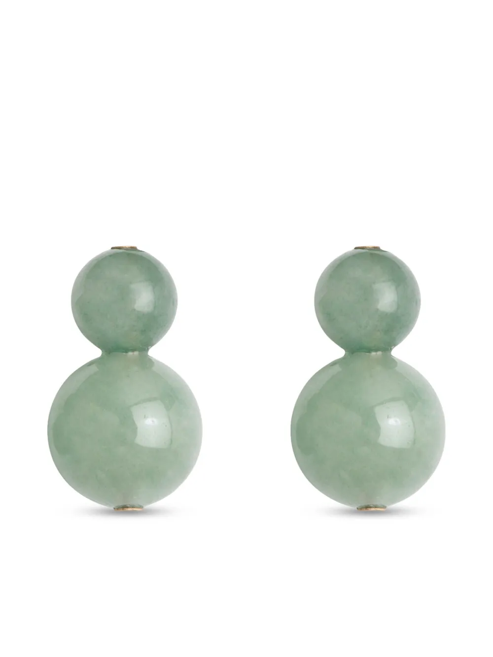 Jennifer Behr Cara Earrings In Green