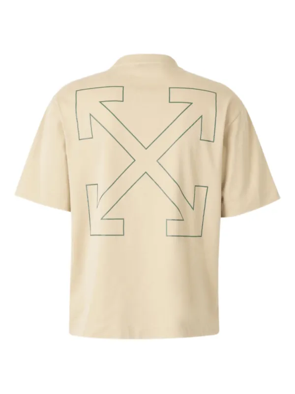 【関税&送料込み】Off-White Arrow Ticket T-Shirt Off-White Arrow Ticket Tシャツ | ニュートラル | FARFETCH JP
