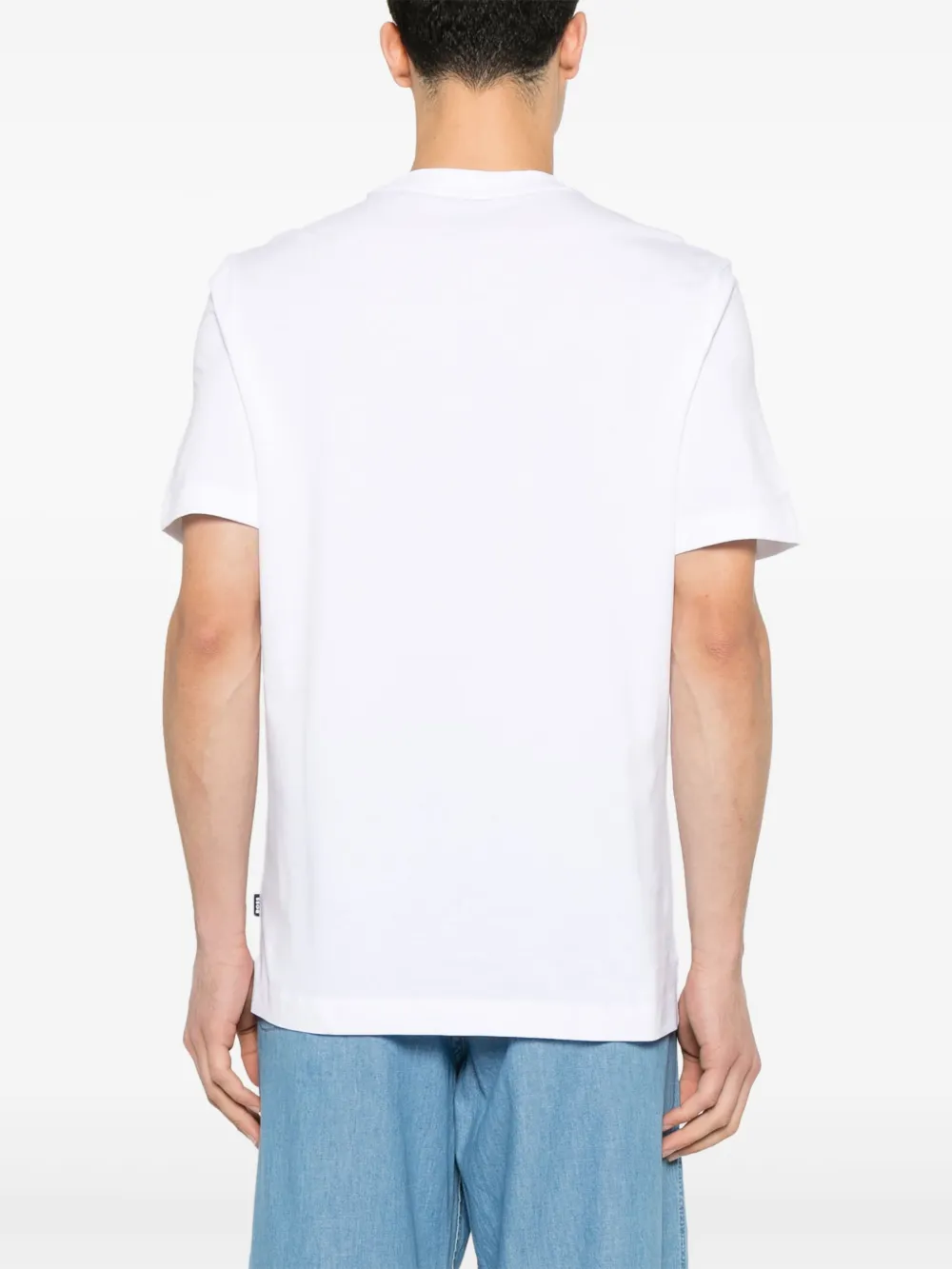 BOSS T-shirt met logoprint Wit