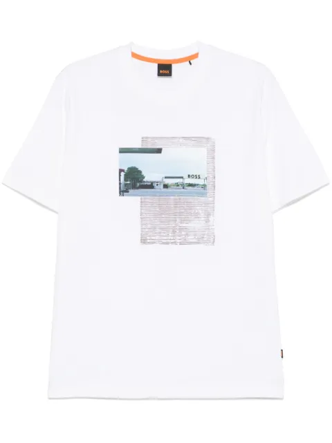 BOSS photograph-print T-shirt
