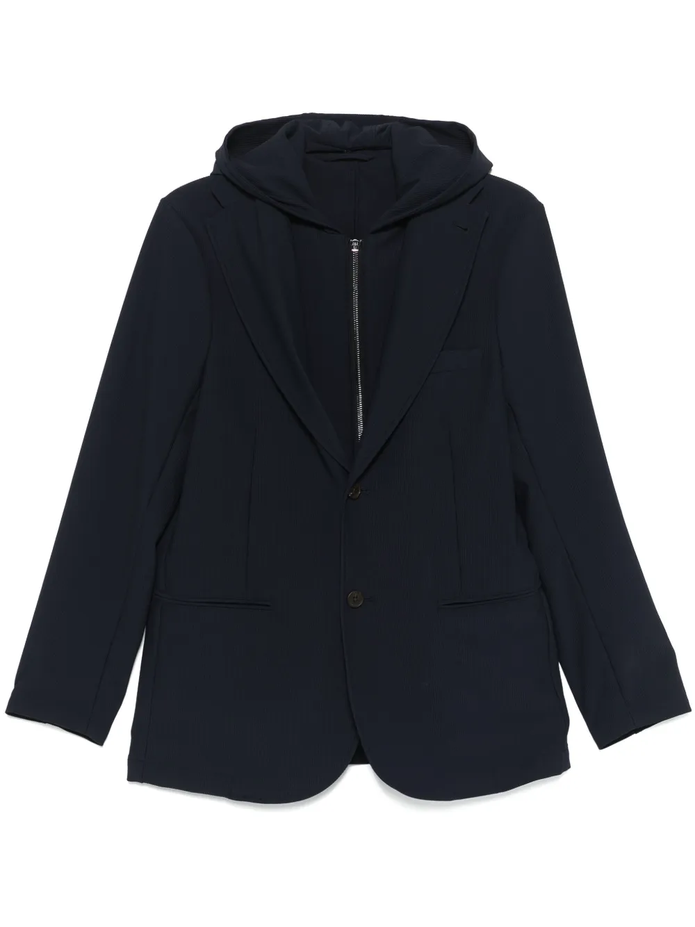 Emporio Armani Gelaagde blazer Blauw