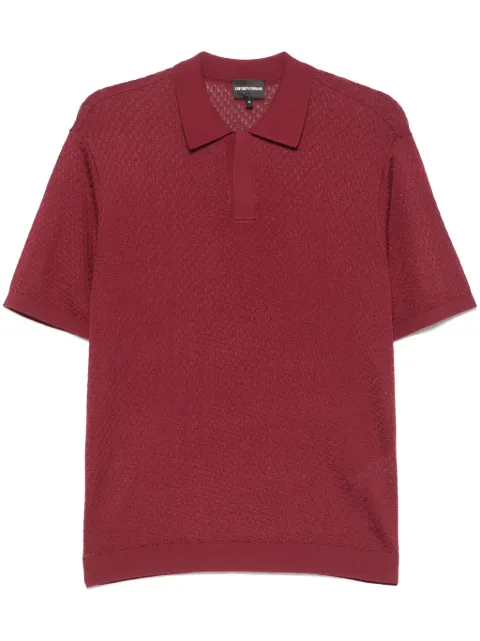 Emporio Armani knitted polo shirt