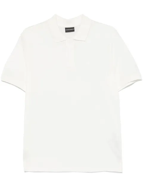 Emporio Armani logo-embroidered polo shirt