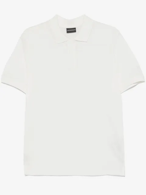 Emporio Armani logo-embroidered polo shirt