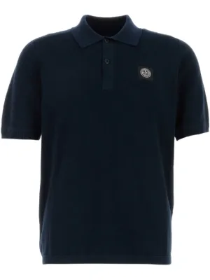 STONE  ストーンアイランド　ポロシャツ　ブラック系　XL Stone Island ストーンアイランド MAGLIA RWS ラムウール