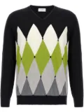 Ballantyne argyle-knit jumper - Black