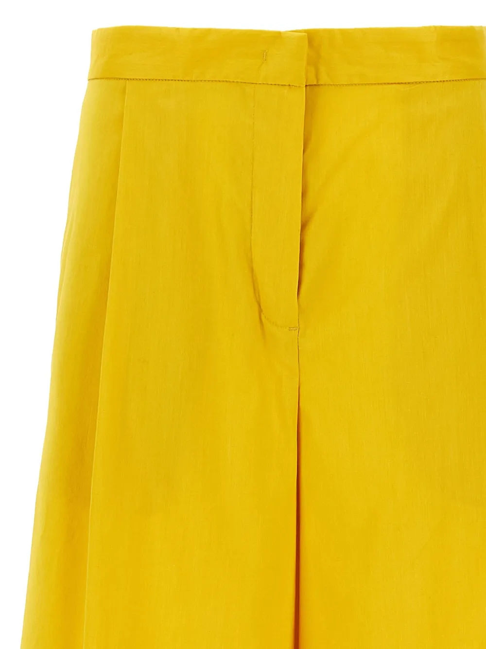 Shop Fabiana Filippi Tailored Trousers In Yellow