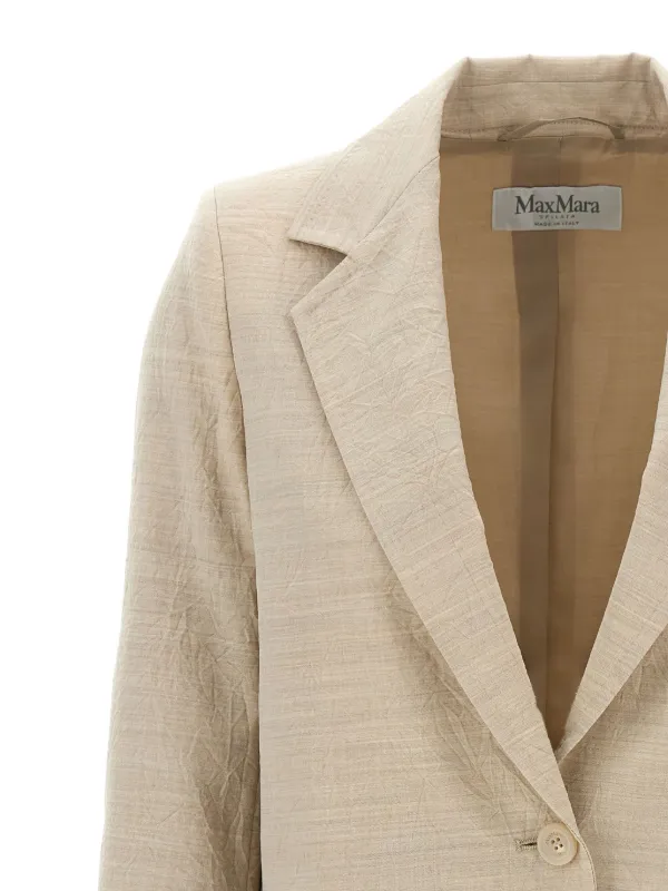 Max Mara Acacia 1234 Blazer | Brown | FARFETCH JO