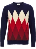 Ballantyne argyle-knit jumper - Blue