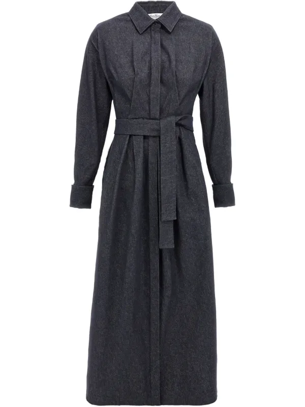 Max Mara 'Aller' ワンピース Max Mara Aller ドレス | ブルー | FARFETCH JP