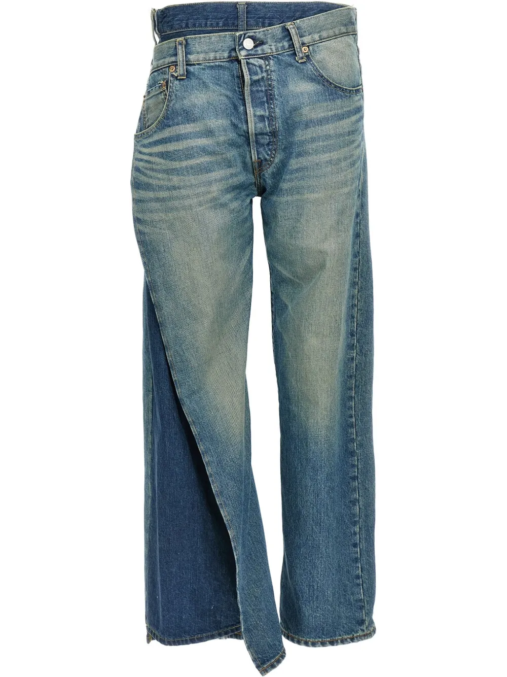 x Levi's asymmetric jeans