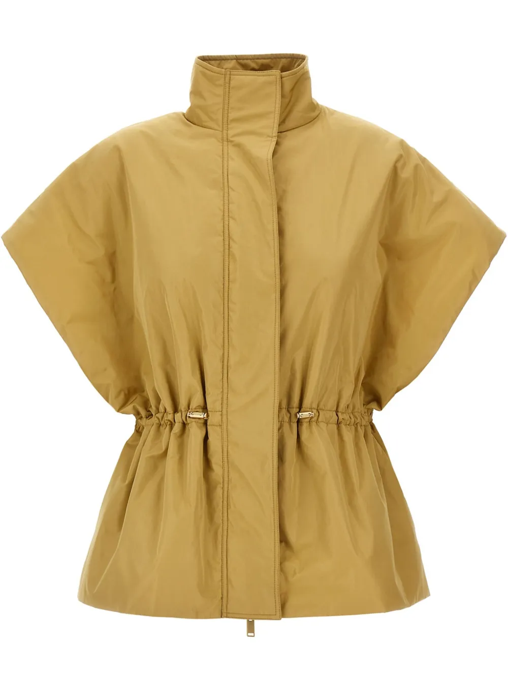Fabiana Filippi Taffeta cape Geel