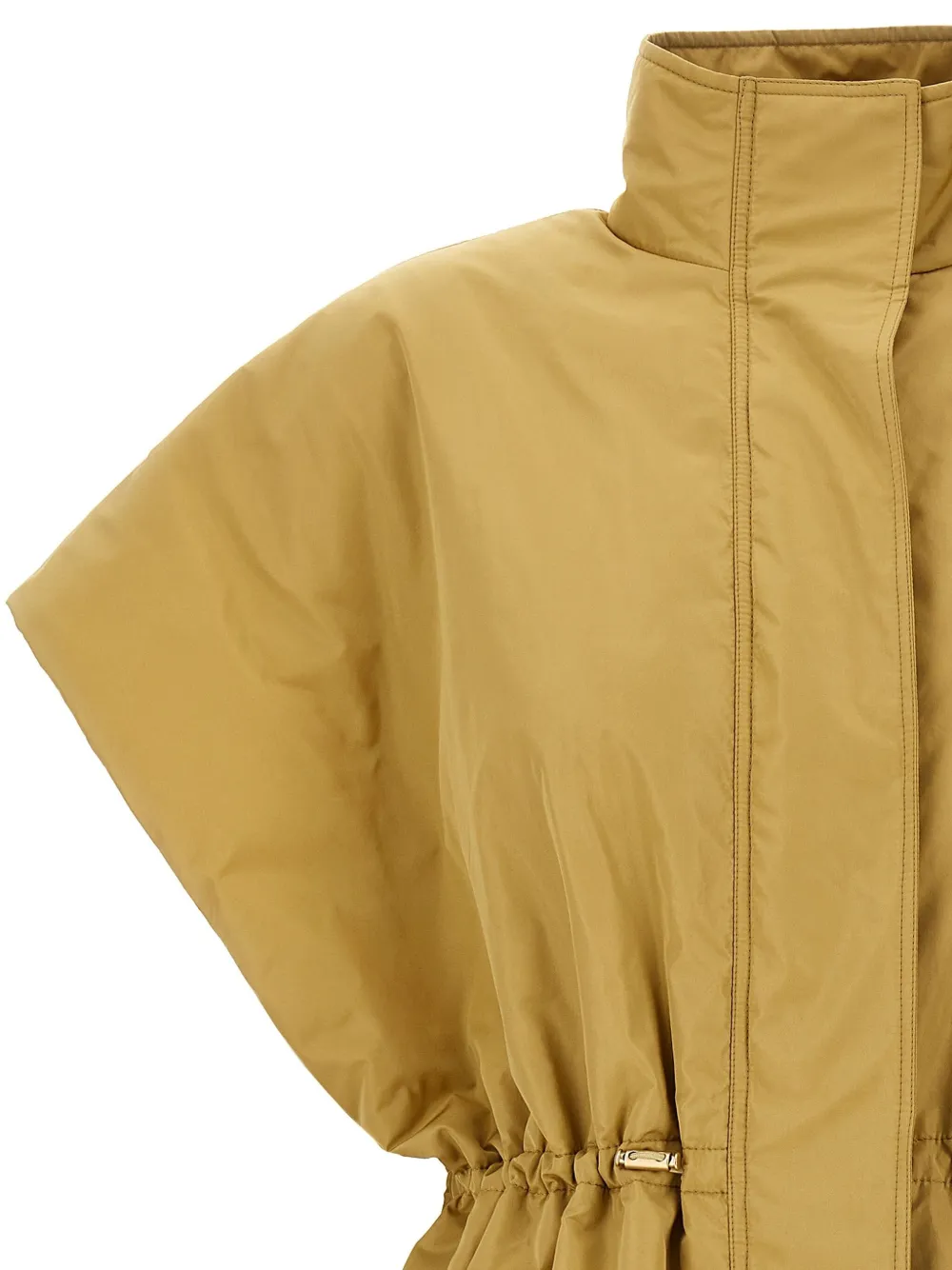 Fabiana Filippi Taffeta cape Geel