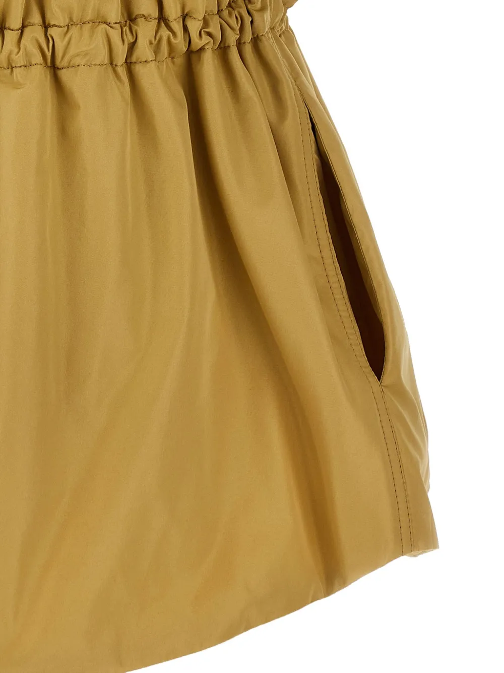 Fabiana Filippi Taffeta cape Geel