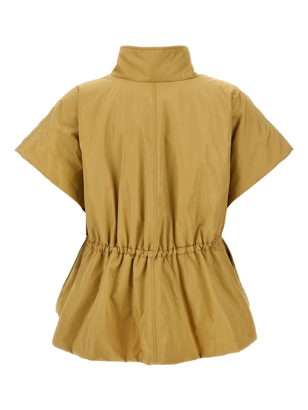 Fabiana Filippi Taffeta cape Geel
