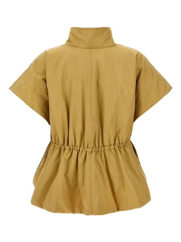 【★要注目★】fabiana filippi ☆ テックタフタロングケープ Fabiana Filippi タフタ ケープ | イエロー | FARFETCH JP