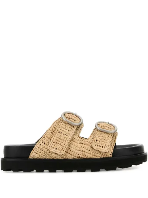 Jil Sander crochet slides