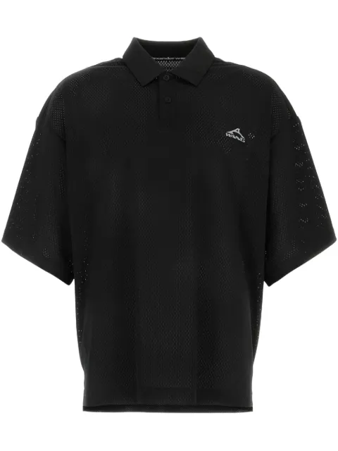 Alexander Wang mesh polo shirt