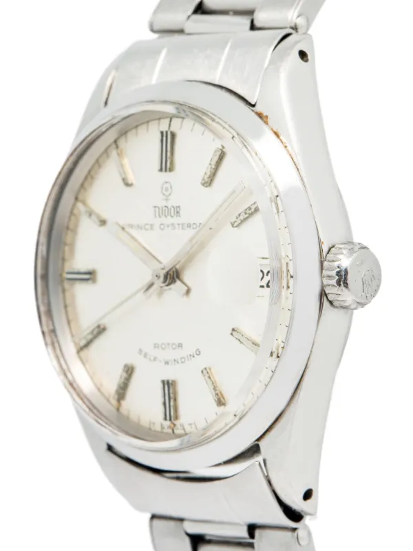 TUDOR Prince OysterDate 30mm Pre-owned Argento FARFETCH IT