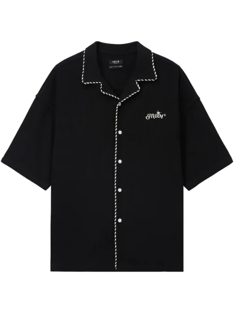 FIVE CM linen-blend shirt