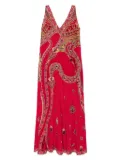 Camilla V-neck flared jumpsuit
