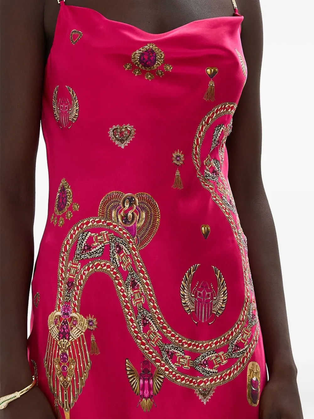 Camilla Kissed By A Cobra mini-jurk Roze