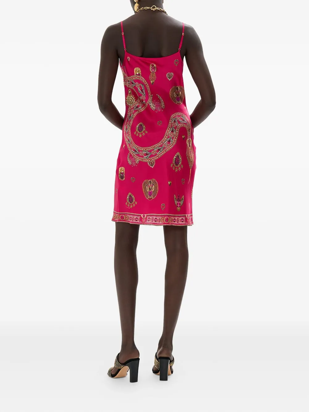 Camilla Kissed By A Cobra mini-jurk Roze