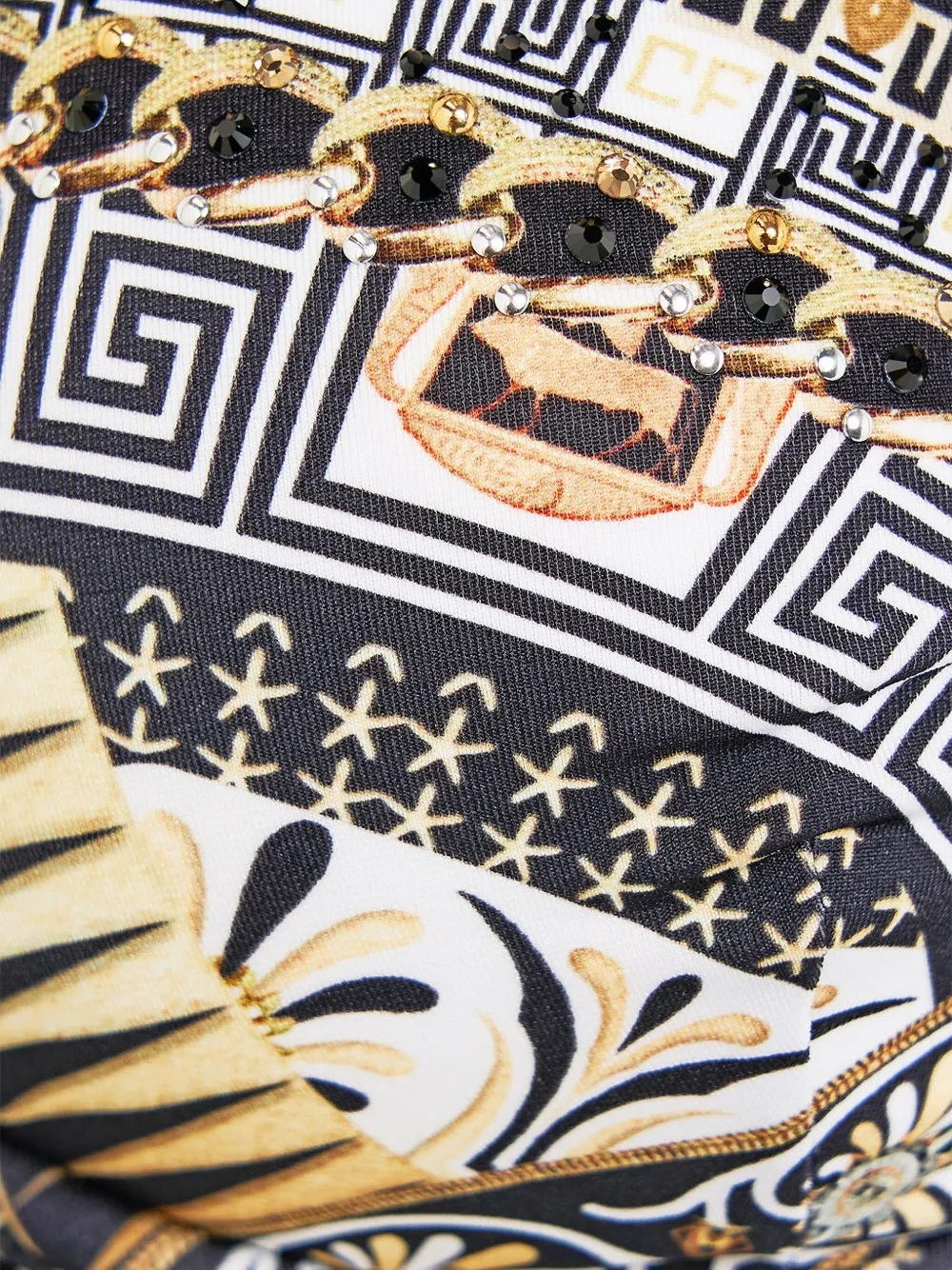 Camilla Temple of Dendara bikinitop met beugel Zwart